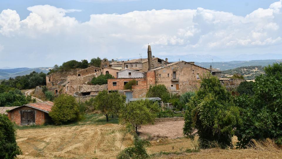 9.8.2020 vista del poble  Claret -  Ramon Sunyer