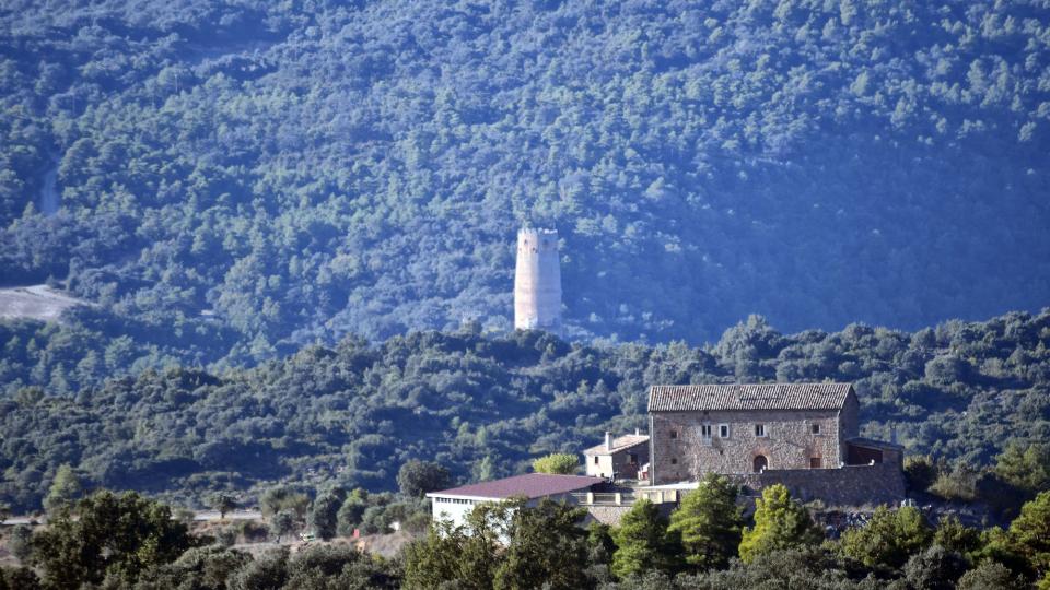 18.10.2020 vista de la torre de Vallferosa i mas Miralles  Sant Serni -  Ramon Sunyer