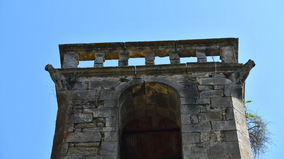 5 de Abril de 2021 Església de Sant Pere campanar  Vallferosa -  Ramon Sunyer