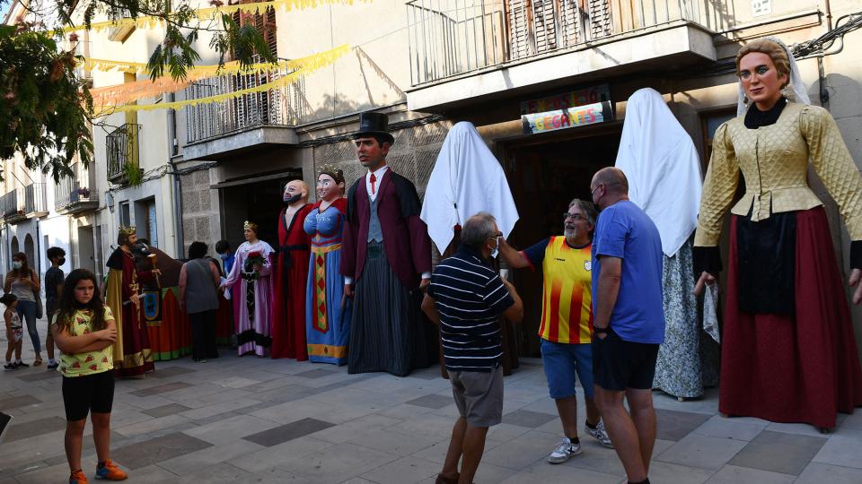 27 de Agost de 2021 Presentació dels nous gegants de cal Cardoní  Torà -  Ramon Sunyer