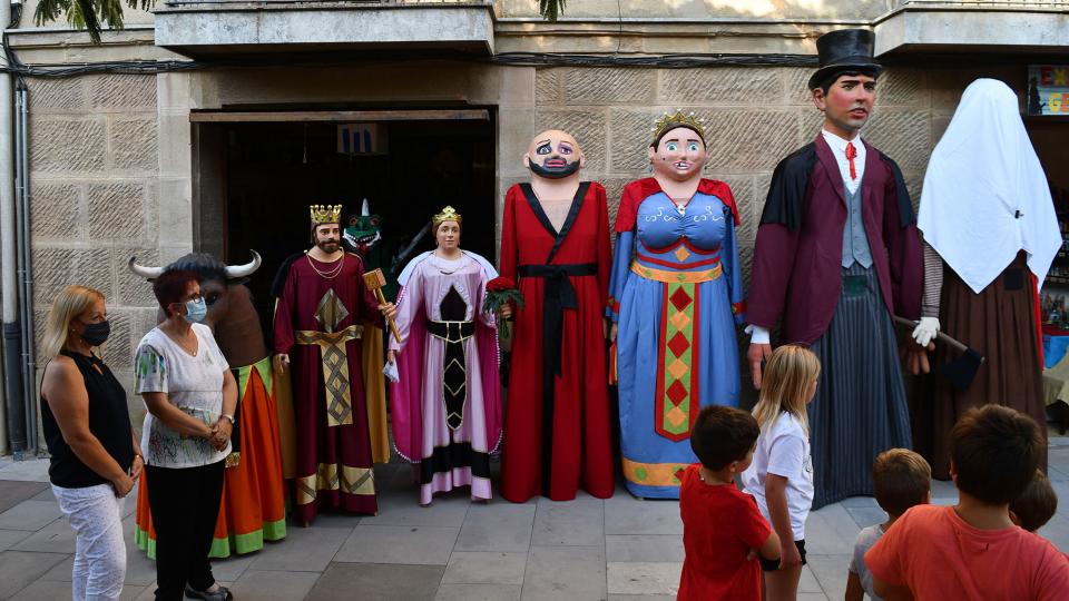 27 de Agost de 2021 Presentació dels nous gegants de cal Cardoní  Torà -  Ramon Sunyer