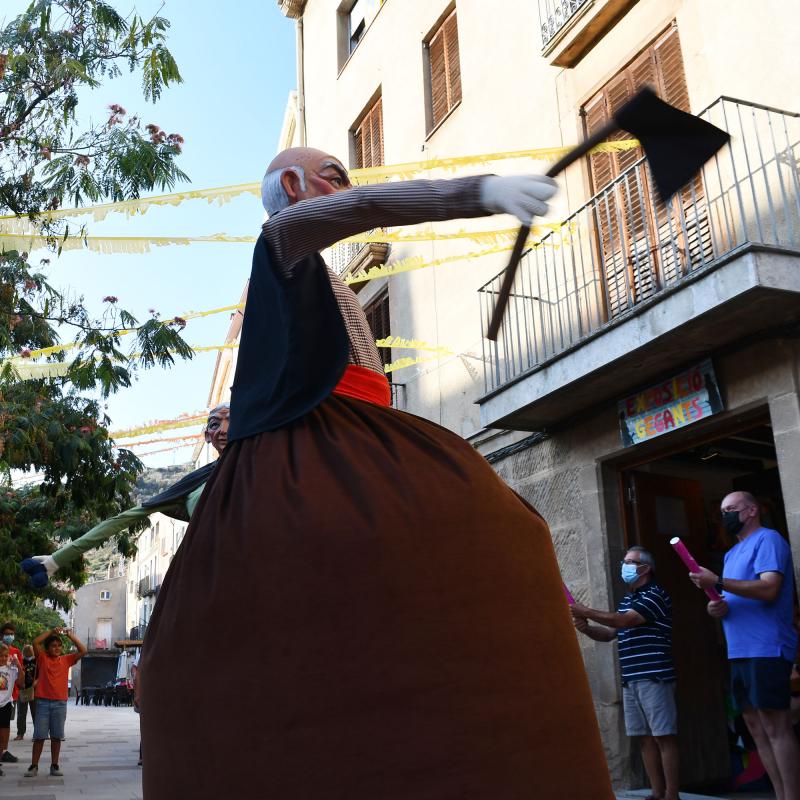 27 de Agost de 2021 Presentació dels nous gegants de cal Cardoní  Torà -  Ramon Sunyer