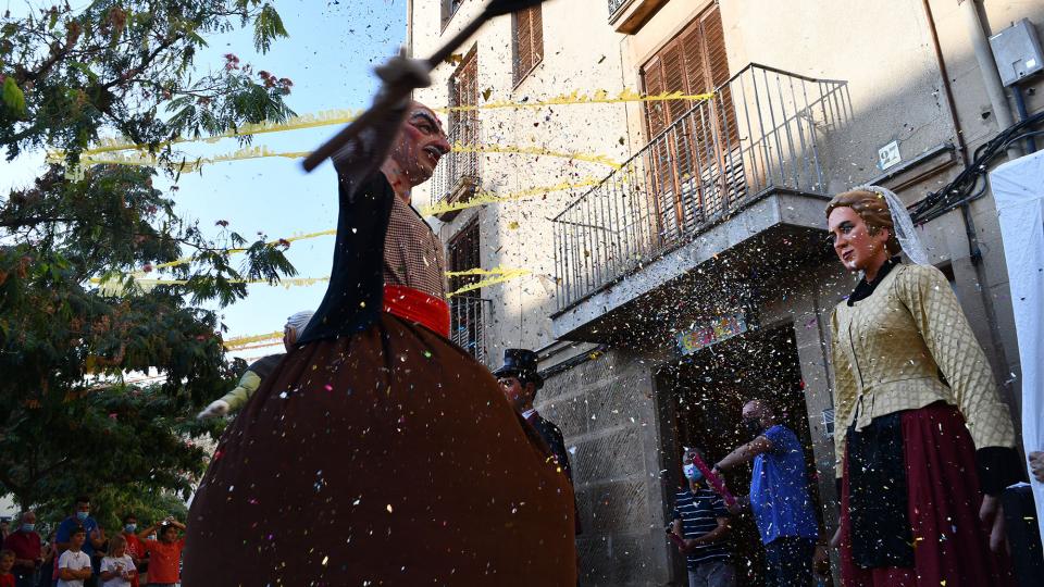 27 de Agost de 2021 Presentació dels nous gegants de cal Cardoní  Torà -  Ramon Sunyer