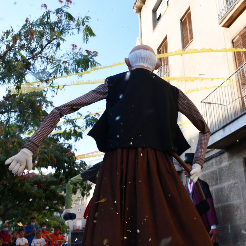 27 de Agost de 2021 Presentació dels nous gegants de cal Cardoní  Torà -  Ramon Sunyer