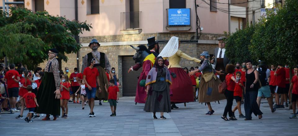 28 de Agost de 2021 Trobada colles geganteres  Torà -  Ramon Sunyer