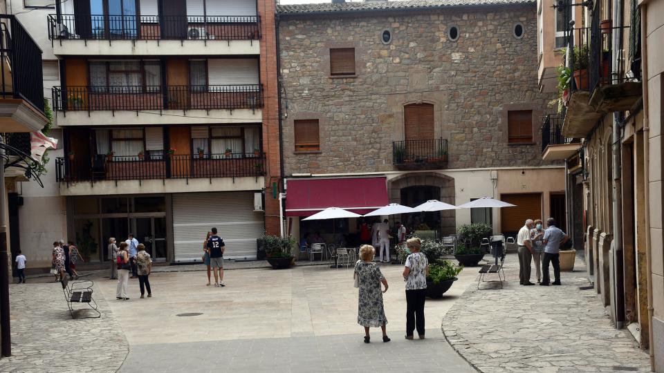 1 de Setembre de 2021 La plaça del Pati, enguany sense dansa  Torà -  Ramon Sunyer