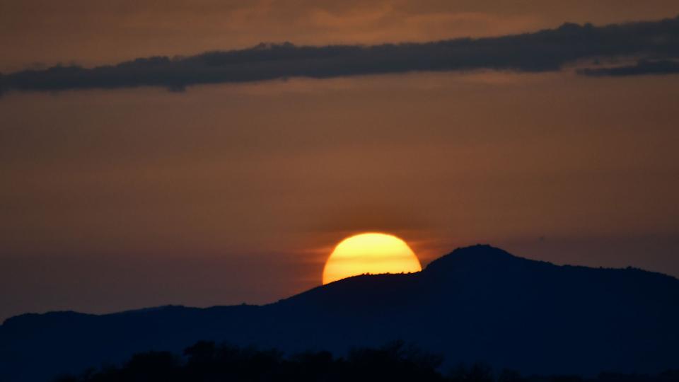 14 de Abril de 2022 Posta de Sol  Oliola -  Ramon Sunyer