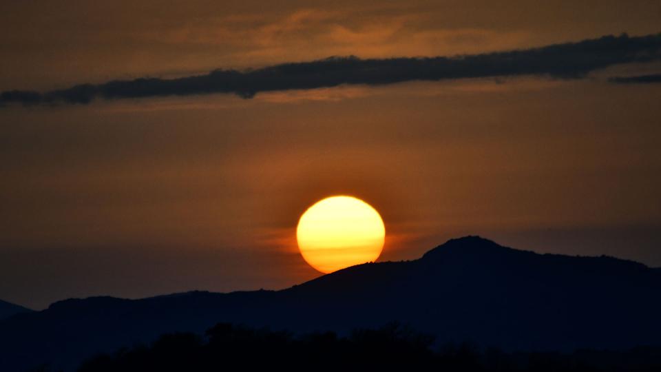 14 de Abril de 2022 Posta de Sol  Oliola -  Ramon Sunyer