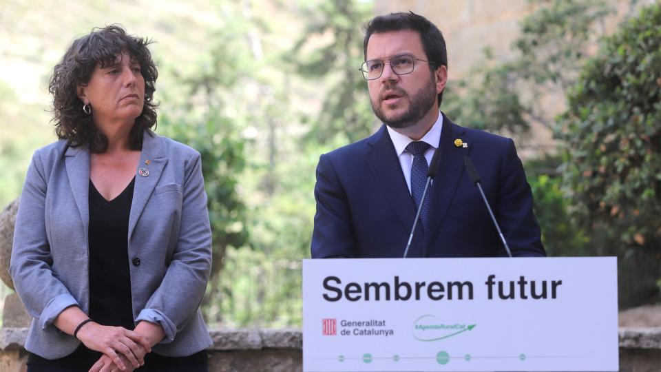 El president Aragonès i la consellera Jordà presenten l’Agenda Rural de Catalunya a Torà