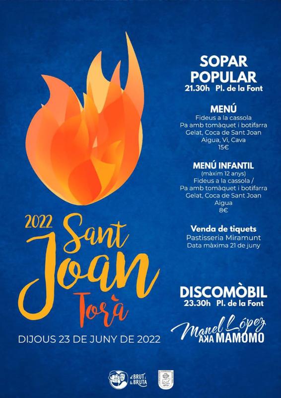  Verbena de Sant Joan 2022 a Torà