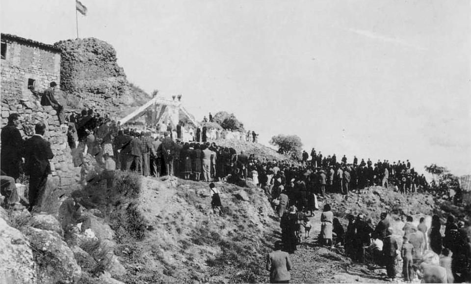 12 de Octubre de 1939 Festa en motiu de portar la nova imatge de la Verge  L'Aguda -  Jaume Coberó