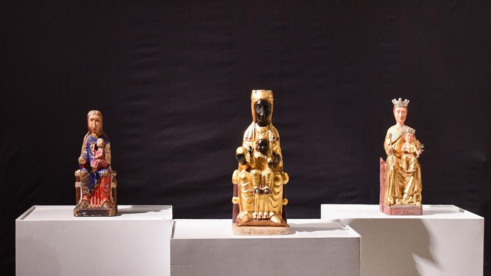 3 de Setembre de 2022 Art i Ofici obra del mestre tallista Joan Marco Ahicart i escultures d'Oriol Marco Latres  Torà -  Ramon Sunyer