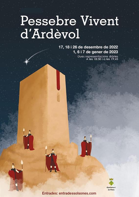 cartell Pessebre vivent d'Ardèvol 2022