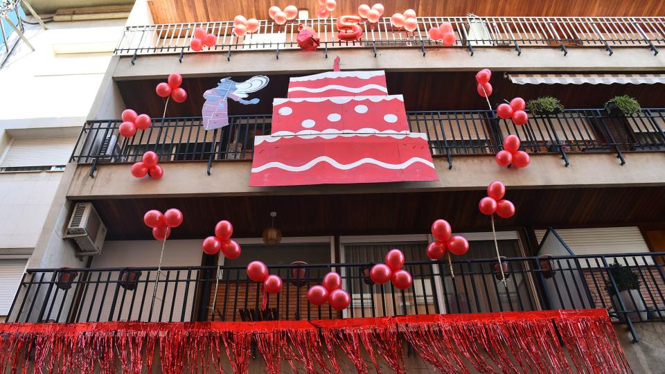 11 de Febrer de 2023 Guarniment de balcons  Torà -  Ramon Sunyer