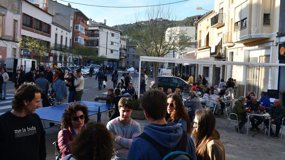 7.4.2023 Actuació de Jan Castelló a la plaça de la Creu  Torà -  Ramon Sunyer