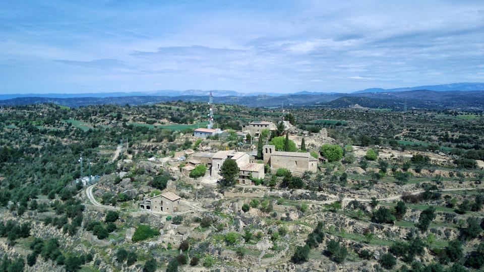 10.4.2023 Vista aèria del poble  L'Aguda -  Ramon Sunyer