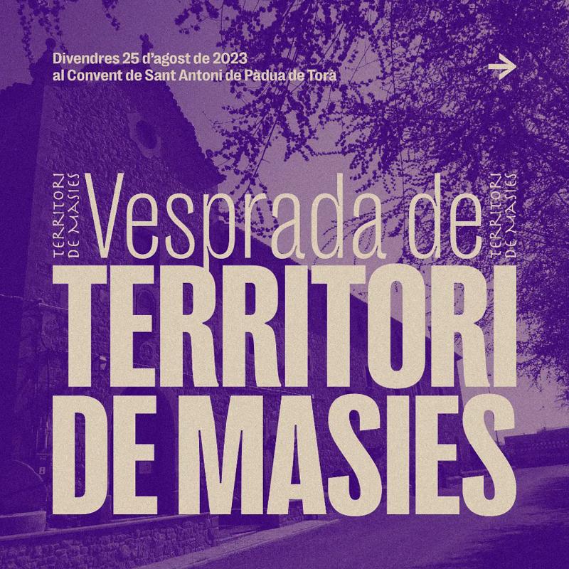 cartell Vesprada del Territori de Masies 2023