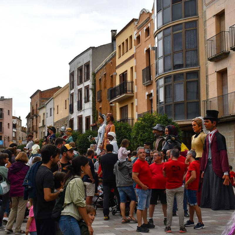 2.9.2023 Plantada de gegants  Torà -  Ramon Sunyer