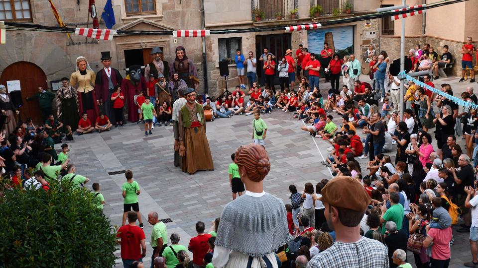 Festa Major de Torà 2023 trobada de gegants