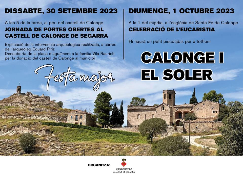  Fiesta Mayor de Calonge i del Soler 2023