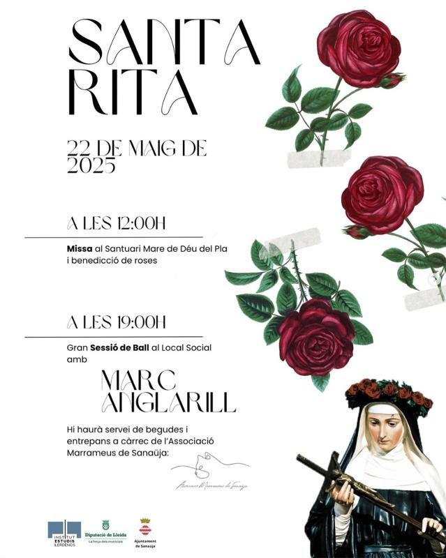 cartell Festa de Santa Rita 2025 cartell Festa de Santa Rita 2025