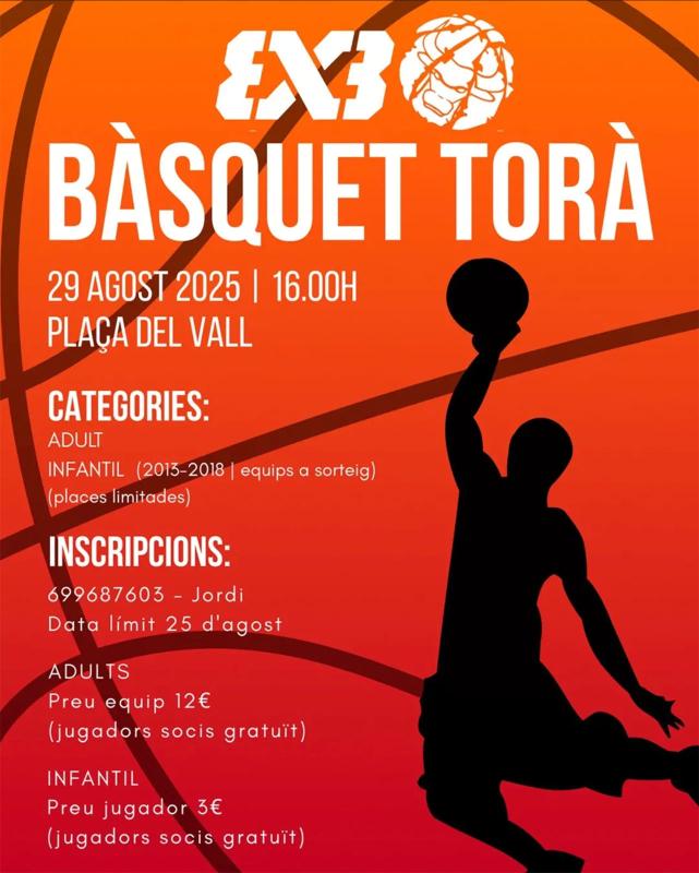 3x3 basquet Festa Major de Torà 2025 - Torà