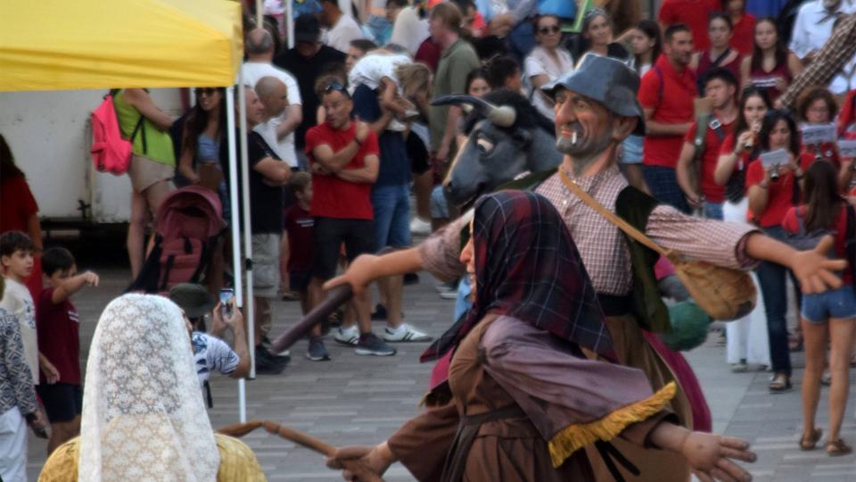 El Gegant Brut en la cercavila de la passada festa major a Torà