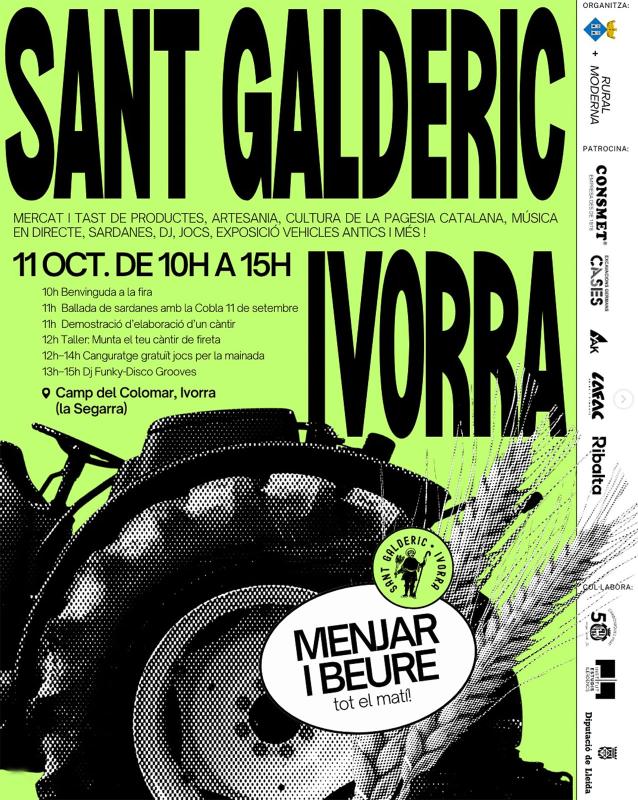 cartell Fira de Sant Galderic 2025