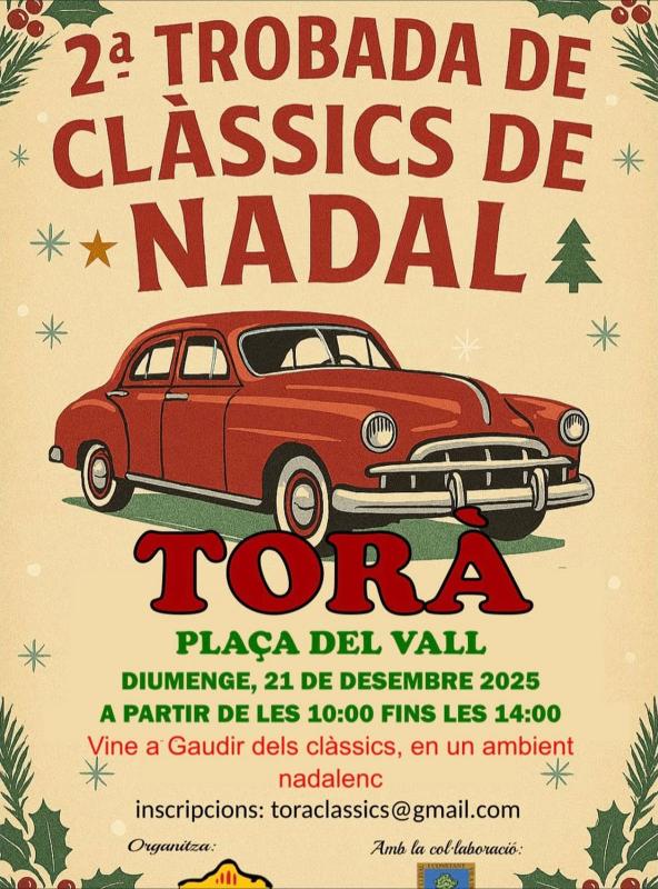 cartell 2a Trobada de clàssics de Nadal