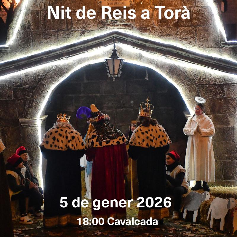 cartell Nit de Reis a Torà 2026
