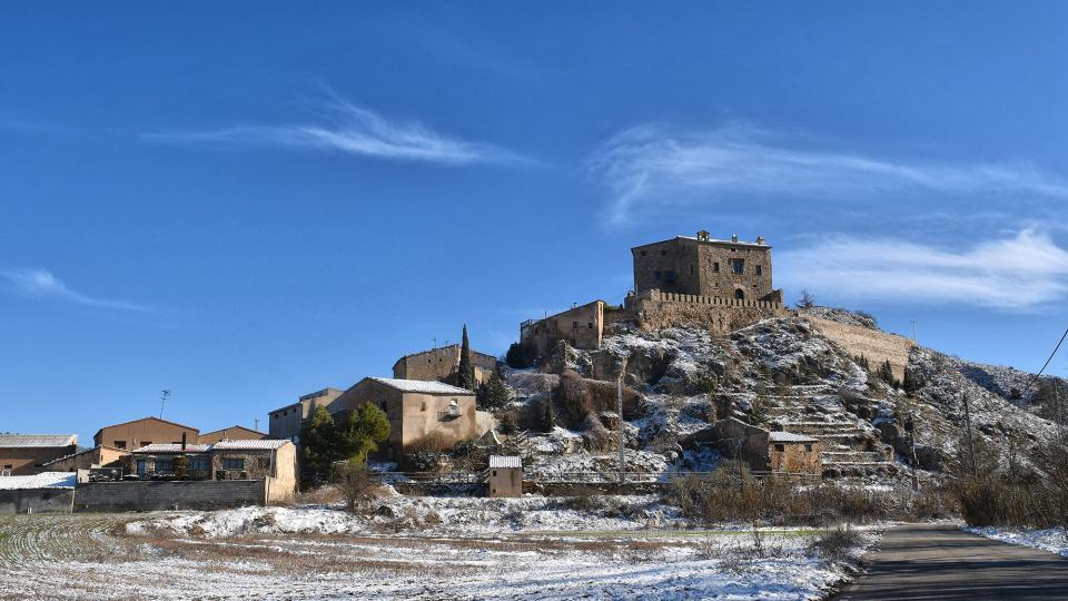 6 de Gener de 2026 Vista del poble nevat  Enfesta -  Ramon Sunyer