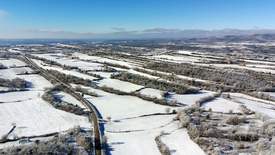 6 de Gener de 2026 paisatge nevat  Prades de la Molsosa -  Ramon Sunyer