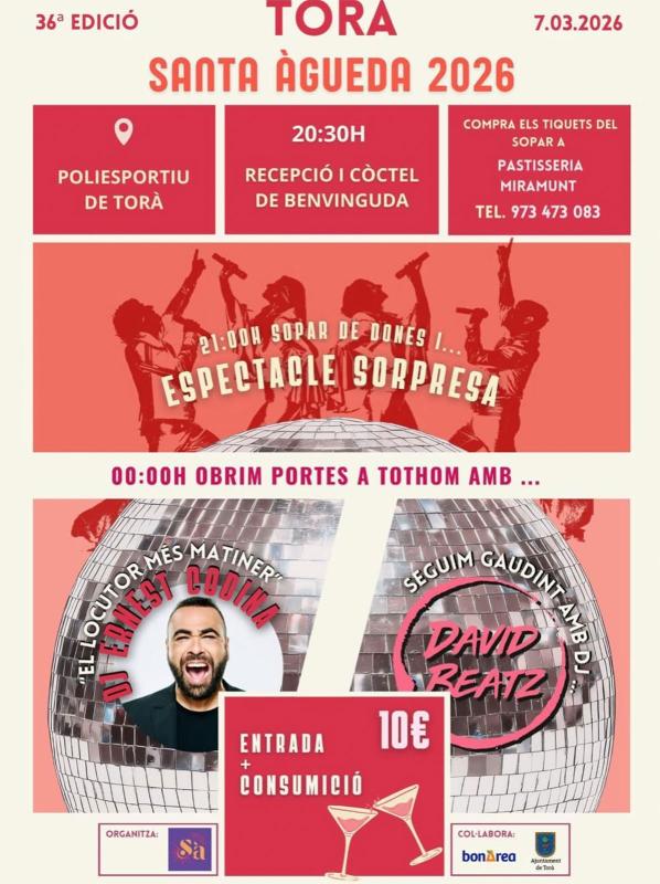 cartell 36a Festa de Santa Àgueda