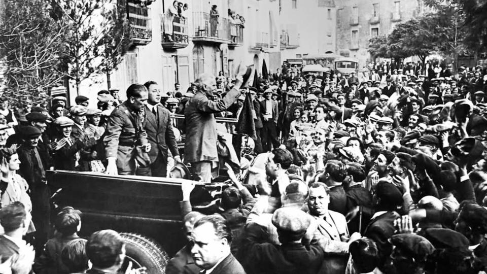 12 de Juny de 1932 visita a Torà de Francesc Macià, President de la Generalitat de Catalunya,  Torà -  Josep Domínguez