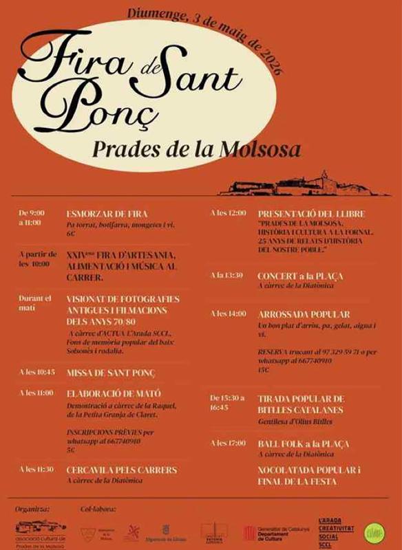 cartell Fira de Sant Ponç 2026