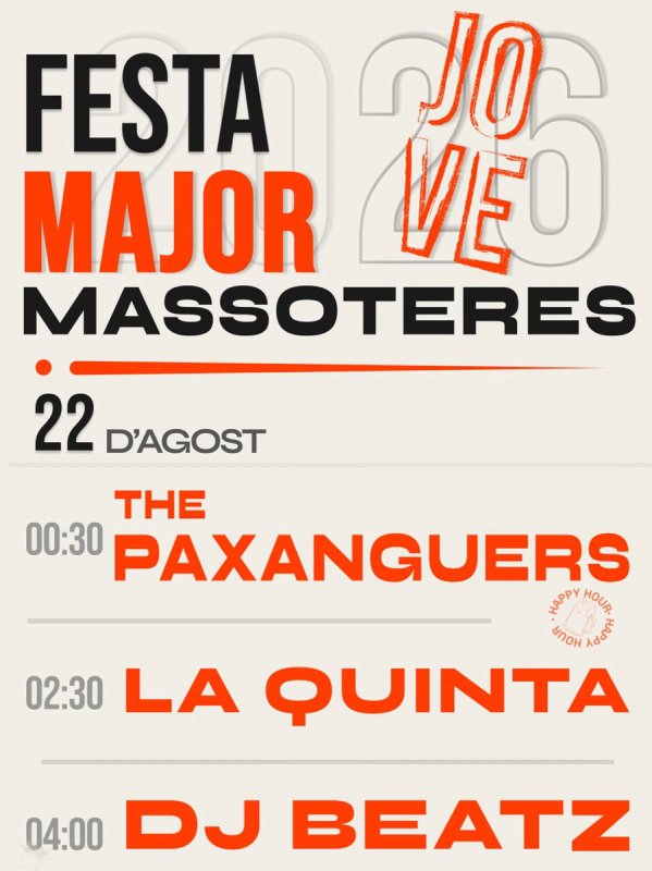 Nit jove Festa Major de Massoteres 2026