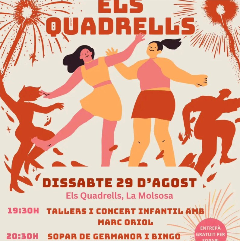 cartell  Festa major dels Quadrells 2026