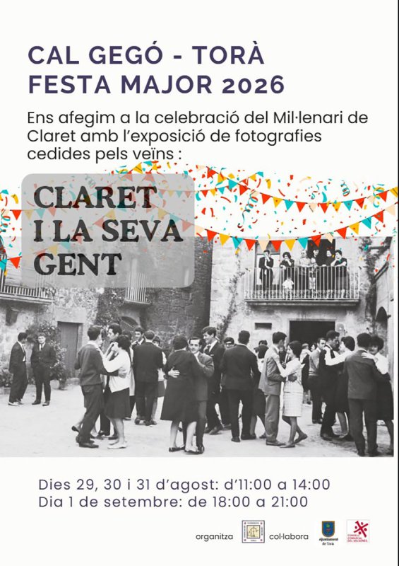 Exposició Claret i la seva gent Major de Torà 2026