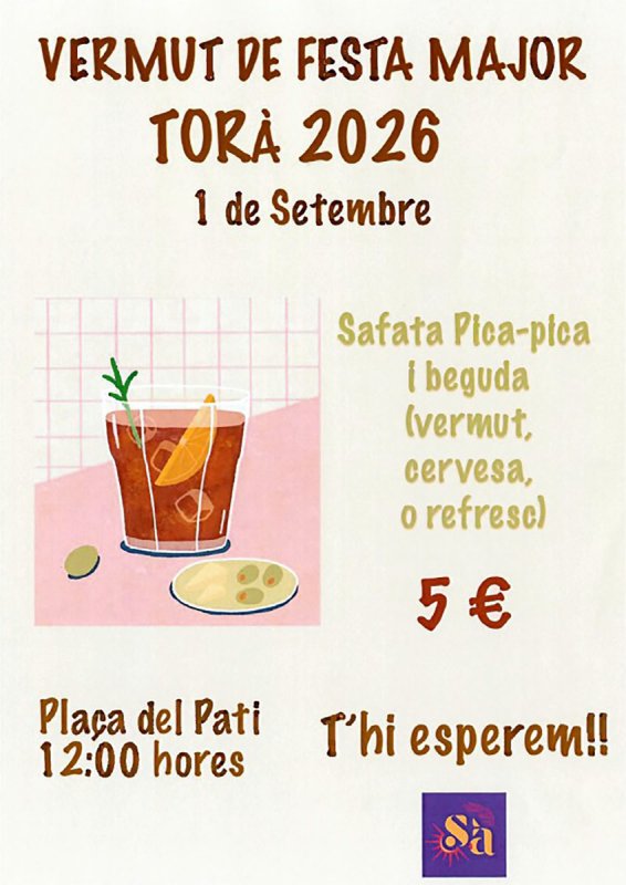 vermut Festa Major de Torà 2026