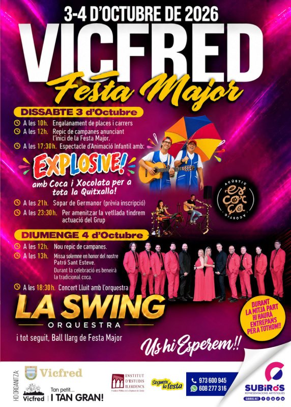 Festa Major de Vicfred 2026