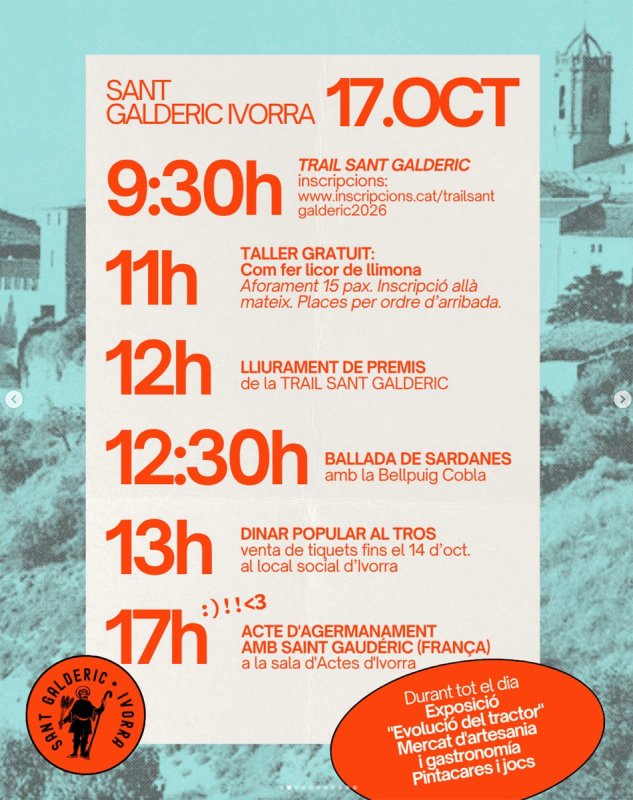 cartell Fira de Sant Galderic 2026