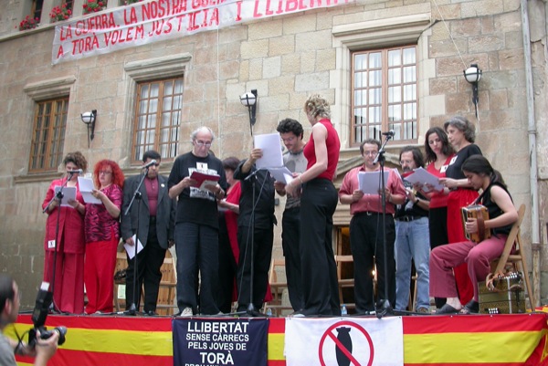 14 de Juny de 2003 Lectura de textos i poemes  Torà -  Ramon Sunyer