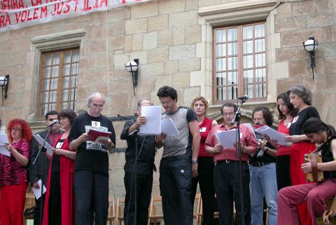 14 de Juny de 2003 Lectura de textos i poemes  Torà -  Ramon Sunyer