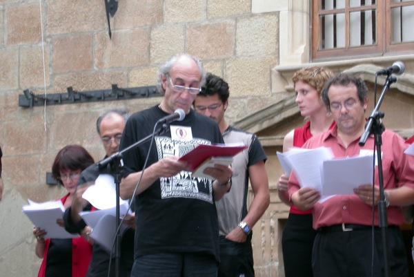 14 de Juny de 2003 Lectura de textos i poemes  Torà -  Ramon Sunyer