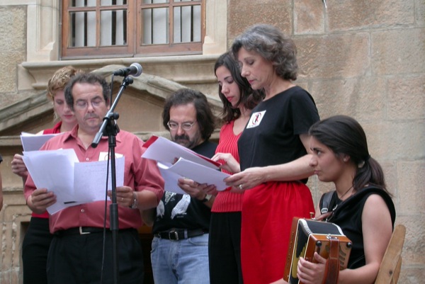 14 de Juny de 2003 Lectura de textos i poemes  Torà -  Ramon Sunyer