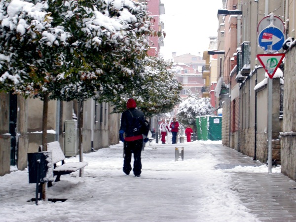 28.1.2006 Detall del carrer sant Magí­  Igualada -  Ramon Sunyer i Balcells