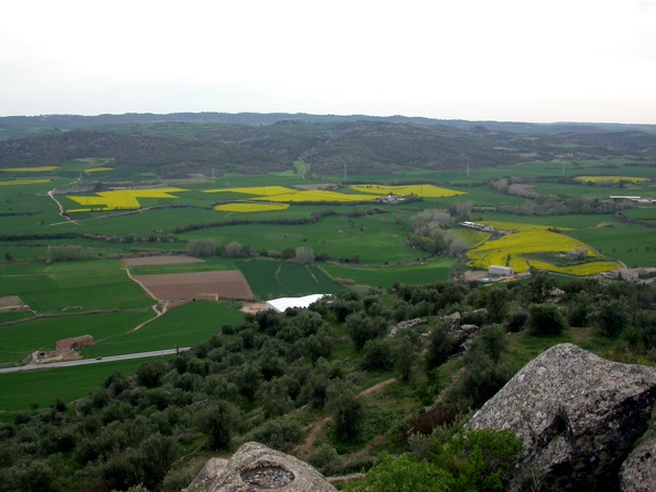 16 de Abril de 2006 Panoràmica de la vall del Llobregòs  L'Aguda -  Ramon Sunyer