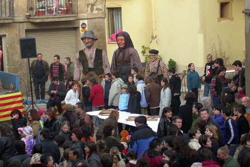 14 de Febrer de 2004 Parada dels gegants  Torà -  Ramon Sunyer