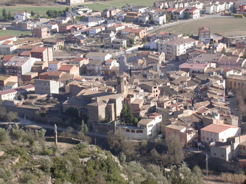 6 de Abril de 2005 Vista general de Torà des de l'Aguda  L'Aguda -  Ramon Sunyer