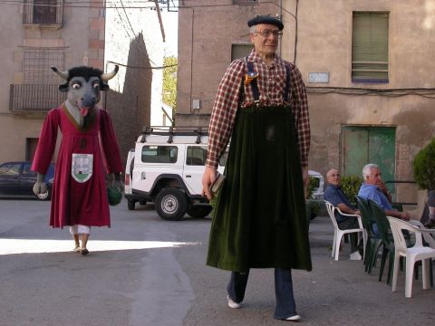 1 de Setembre de 2007 Gegants-carrer  Torà -  Ramon Sunyer